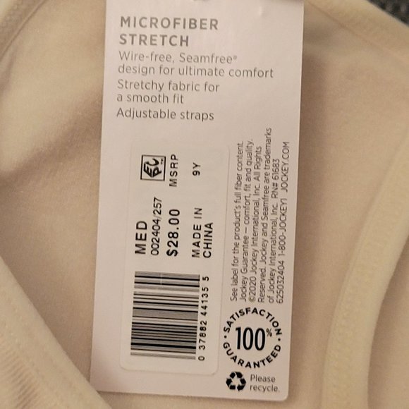 ⚡️FLASH SALE⚡️🎊HP🎊NWT JOCKEY MicroModern Seamless CamiStrap Bralette 3 Avail - Picture 8 of 11